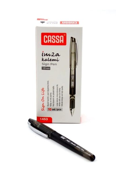 Cassa 1453 1.0 İmza Kalemi 10 Adet (1 kutu)