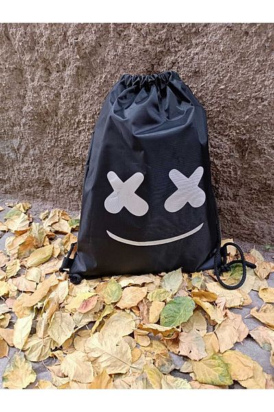 J.PARS Drawstring Bag with Rope Strap