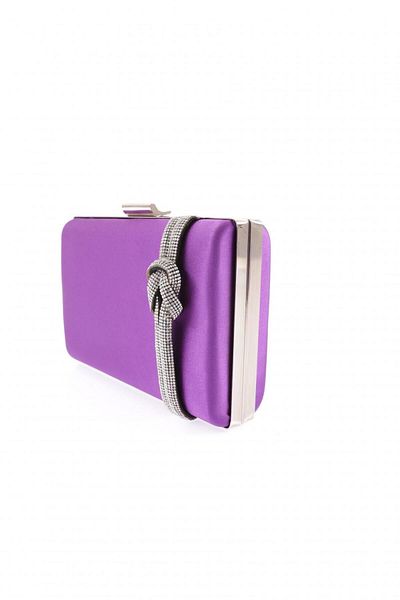 DGN 9275-22y Stoned Purple Women's Evening Dress Portfolio Bag