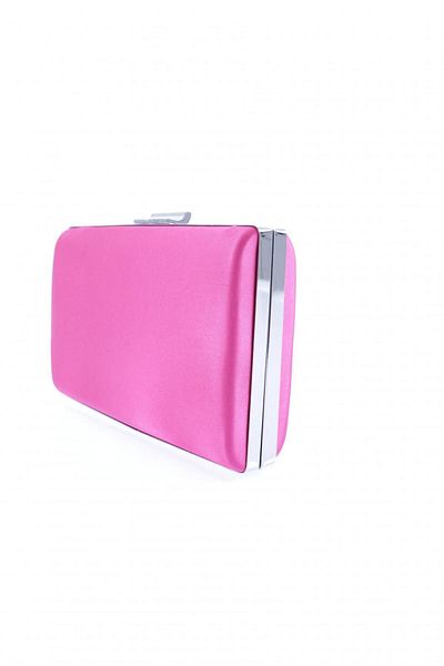 DGN Fuchsia Satin Women's Evening Dress Portfolio Bag - 5275-22y