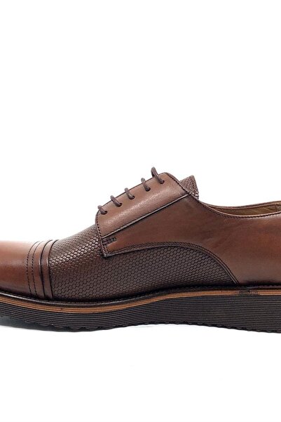 Fosco 7042 Genuine Leather Eva Sole Men's Sports Classic Shoes Tan