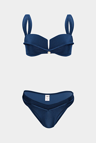 Açelya Okcu RHEA Ψηλόμεσο Premium Μπικίνι - Λεπτομέρεια Piping