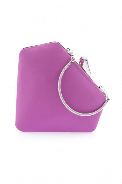 DGN Women's Evening Dress Portfolio Clutch Bag Sara Purple 3333152