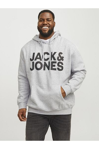 Jack & Jones Plus Kapuzenpullover Plus Logo Kapuzenpullover