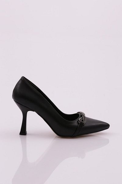 DGN 1500 Pantofi cu toc pentru femei negri