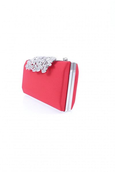 DGN Red Women's Evening Dress Portfolio Bag - 260-23y Saraa Model