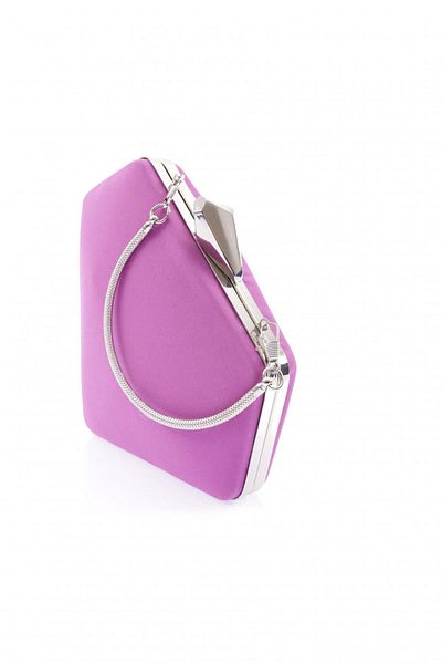 DGN Women's Evening Dress Portfolio Clutch Bag Sara Purple 3333152