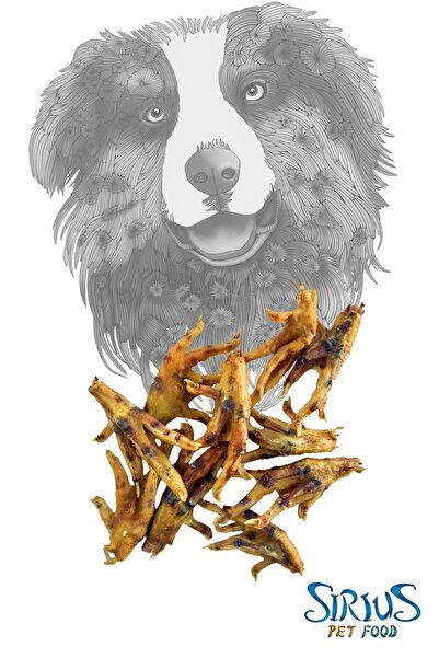 Sirius Pet Food Chicken Feet 10 Pcs - Tavuk Ayak 10 Adet Köpek Ödül Maması