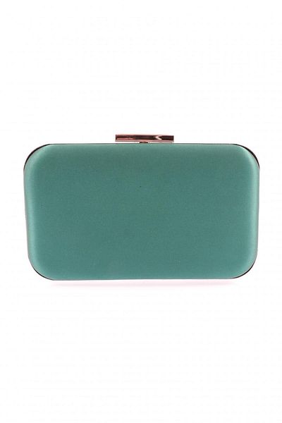 DGN Green Satin Women's Evening Dress Clutch Bag - 63813152