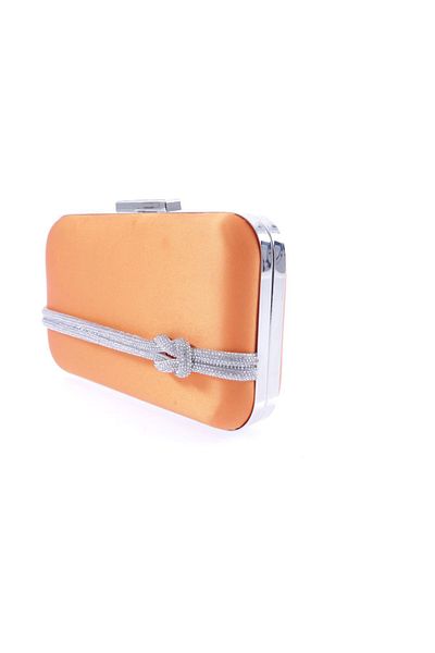 DGN Orange Stone Women's Evening Dress Clutch Bag - 103813152