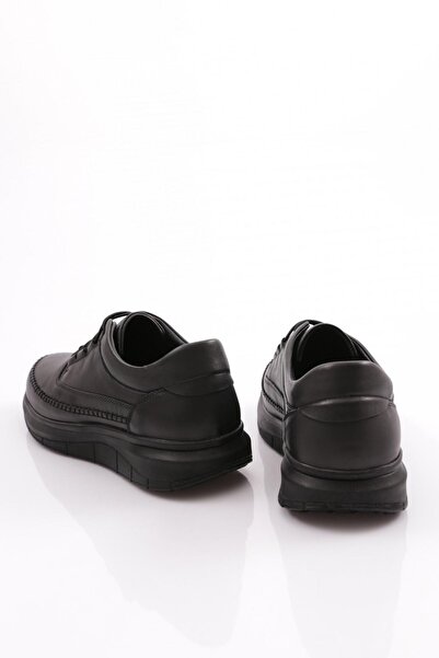 DGN Men's Comfort Shoes Black Leather 47812617