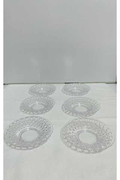 Çankaya Crystal Mika 6'lı Çay Tabagı