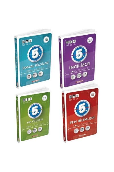 Dinamo Yayınları 5.sınıf Sosyal Bilgiler Ingilizce Fen Bilimleri Din Kültürü ...