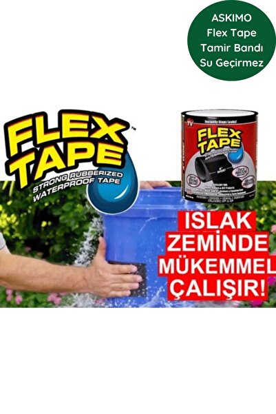 Askımo Bant Flex Tape Yama Bandı Su Sızdırmaz Suya Dayanıklı Kaliteli Tamir B...