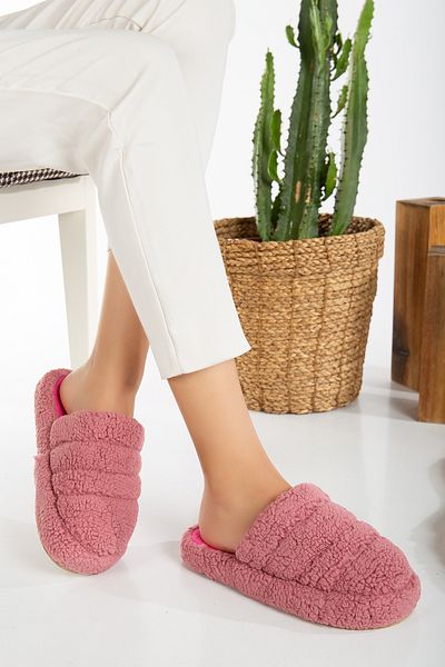 Slipcat Lamb Fabric Wool Silent Sole Women's Slippers Indoor House Slippers