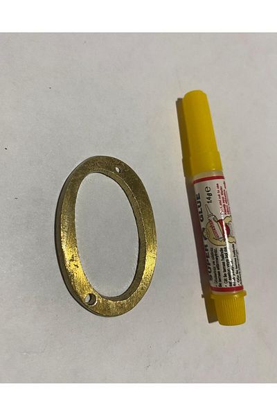 SGS Yellow BrassMat- Door Number: 0 Maker Gift Length: 4cm
