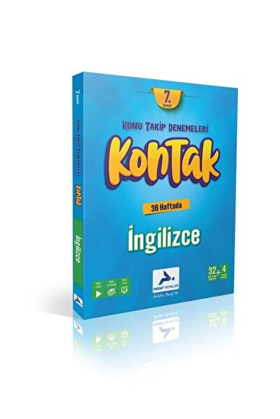 paraf yayınları Paraf 7. Sınıf İngilizce Kontak Konu Takip Denemeleri 2025