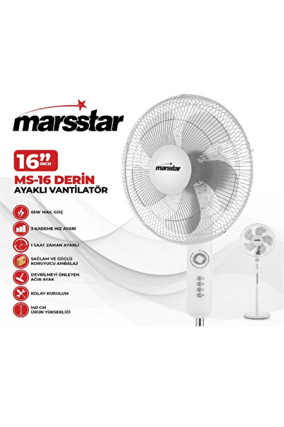 Marsstar Mars Star MS-16 Vantilatör