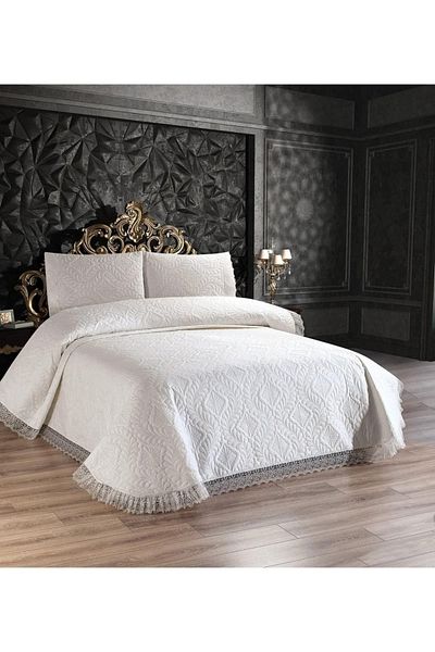 Hızlı Çeyiz Double Bedspread - 3 Piece Lace Set