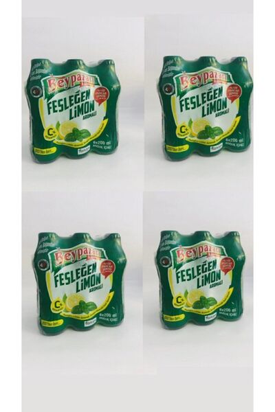 Beypazarı Fesleğen & Limon Aromalı Soda 24 Adet 200 ml