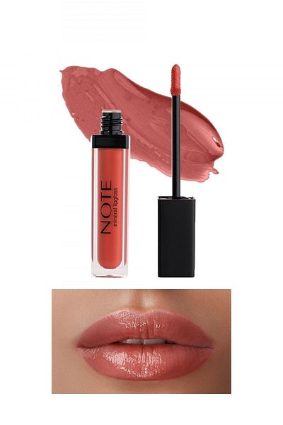 NOTE Mineral Lipgloss Semi Matte Finished 02 Blondie Pink