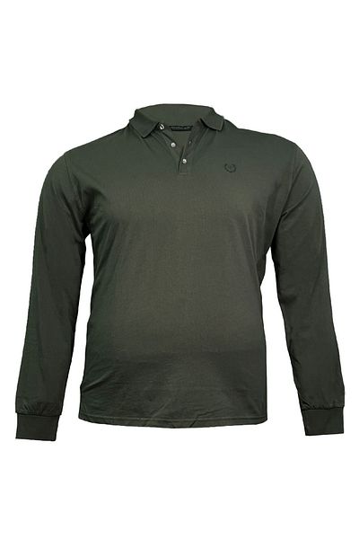 montecarlo Φούτερ Polo Neck Washed Lycra μεγάλου μεγέθους