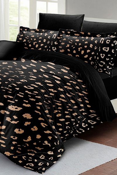 PerlaSera 3D Custom Design - Double Duvet Cover Set, Tightly Woven Cotton Satin, Animal Design