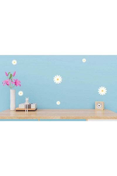 Sepet Yıldızı Autocolant decorativ de perete imprimat cu margarete 104 buc