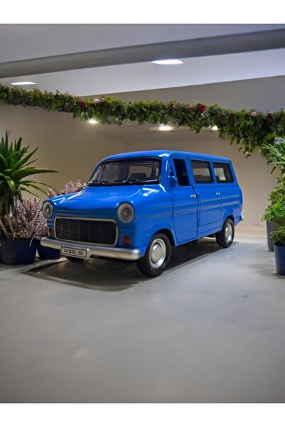 Nostaljik Lezzetler Nostaljik Metal Çek Bırak Ford Sesli ve Işıklı Minibüs Ma...