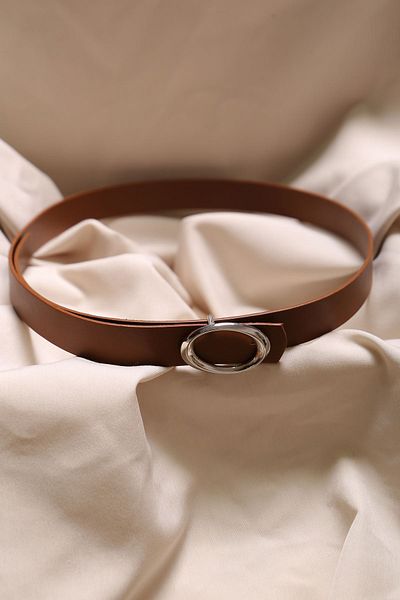 Moka Shopin Brown Accessory Belt - 16625.1140