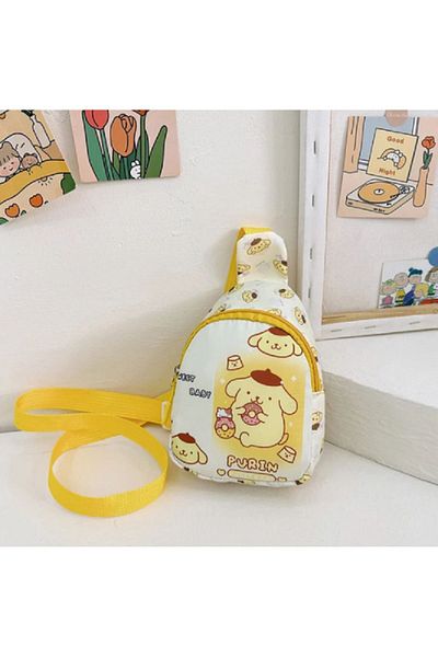 SANRIO Pompompurin Patterned Mini Crossbody Kids Crossbody Bag