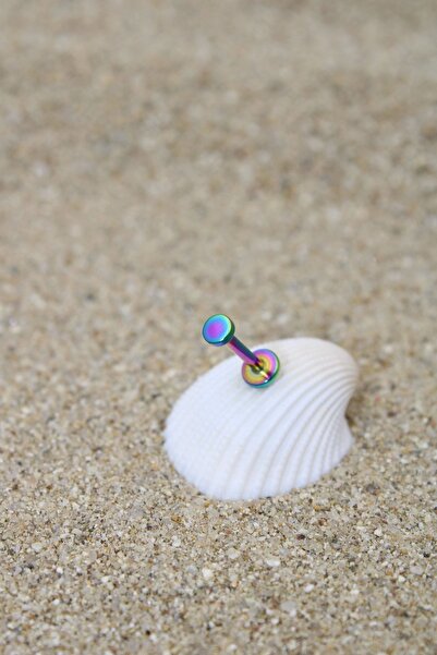 NOBLE GETTO Piercing Cerrahi Çelik Piercing Kıkırdak Tragus Conch Helix Gökku...