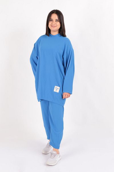 Puane 14201 Women's Double Tunic and Trousers Set - Ss