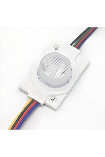 DEMİRLED Tek Lensli Modül Led RGB 1.5w (10 Adet)