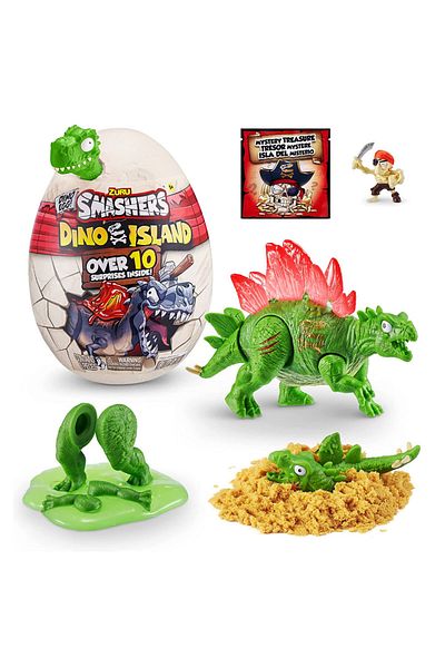 Smashers (Toy) Smashers Mini Dino Surprise Cdu6 7486Sq1 (Spinosaurus (Green)) (1 Pc)