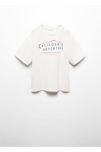 MANGO Kids Μήνυμα T-Shirt