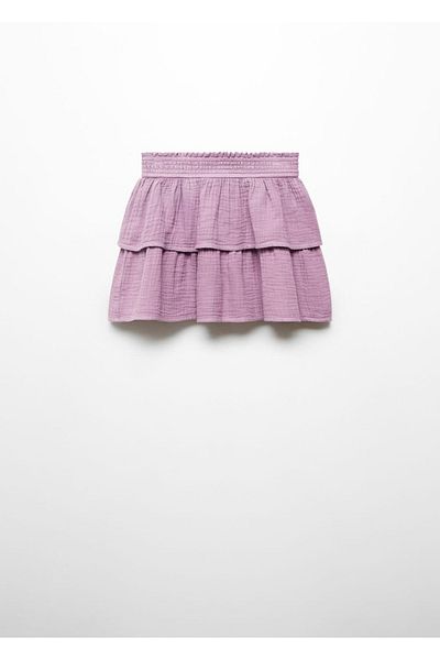 MANGO Kids Volant-Bambusrock