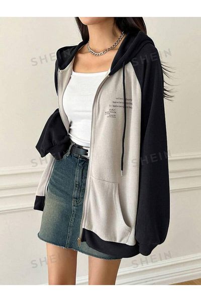 Machetta Μεγάλο μέγεθος Unisex Belisted Raglan μανίκι με κουκούλα Oversize Winter Cardigan Hoodie