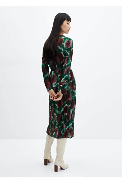 MANGO Woman Pilili Anvelop Elbise