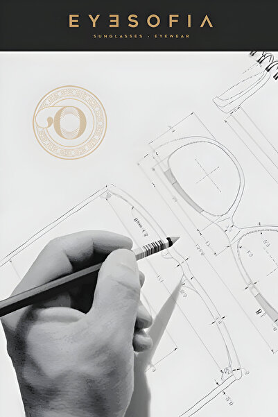 Eyesofia Dika Crystal Lath Brown Unisex Luxury Sunglasses