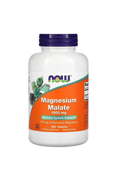 Foods MagnesiumM Malate 1,000 mg, 180 Tablets vr8483.