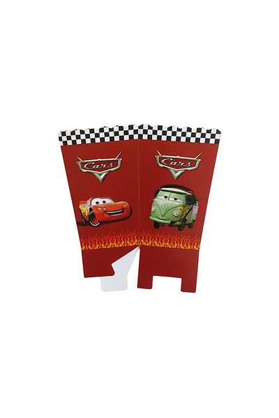 Aksesuar 8-piece Cars Corn and Chips Boxes (cars Popcorn)