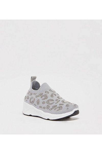 Aila Gray Kids Unisex Casual Shoes