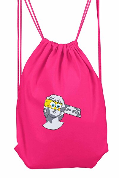 Zeron Tasarım حقيبة ظهر رياضية من زيرون سبونج بوب - bll4879