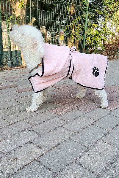 EFFE Cotton Hooded 2-piece Dog Bathrobe Set