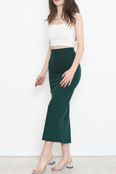 Moka Shopin تنورة MokaShopin Scuba Emerald قلم رصاص - 20253.1778.