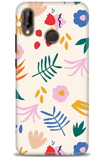 MRCİLETİSİM حافظة هواوي P20 Lite مطبوعة بدقة HD - أفران ملونة - MRC