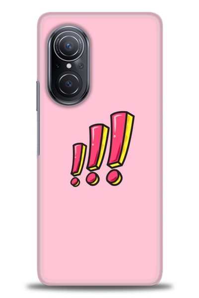 MRCİLETİSİM Huawei Nova 9 Se Case Hd Printed Case - Exclamation