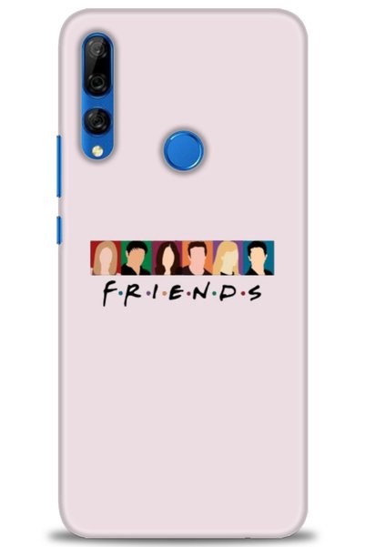 MRCİLETİSİM Huawei Y9 Prime 2019 Case Hd Printed Case - Colorful Friends + Fu...