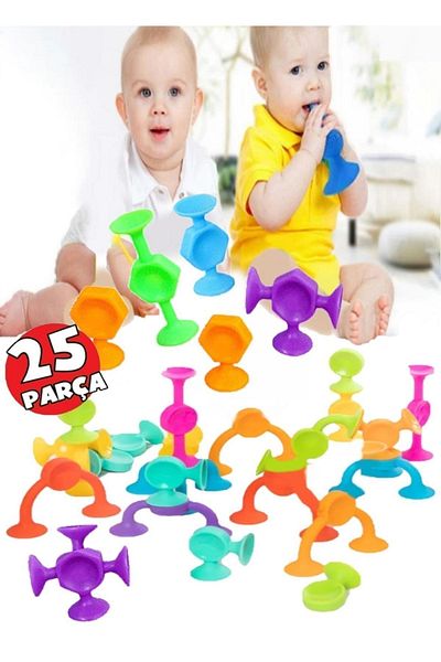 Ax Axentia 25 Pieces Vacuum Molecule Building Blocks Fidget Sensory Educational Toy